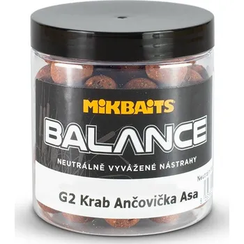 Boilies Mikbaits Boilie Gangster balance 250ml - G2 Krab Ančovička Asa 16mm