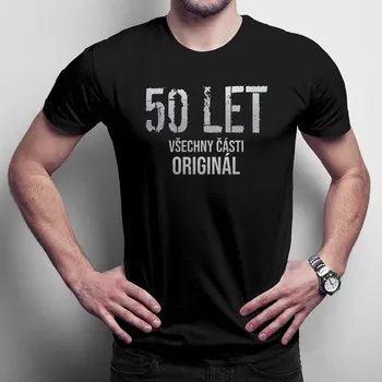 Žertovný předmět 50 let - všechny části originál - pánské tričko s potiskem