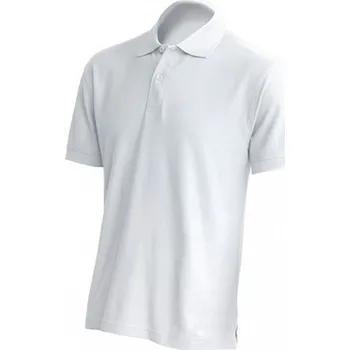 JHK Pánská bavlněná piqué polokošile v rovném střihu Barva: Bílá, Velikost: 3XL JHK510