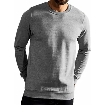 Pánská mikina Bavlněná pánská mikina přes hlavu Promodoro 320 g/m Barva: šedá melír, Velikost: 5XL E5099N