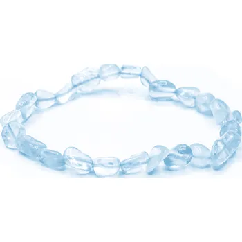 Náramek Milujeme Kameny Akvamarín modrý - náramek čočka NACA2 364835