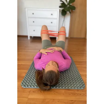 podložka na cvičení VYLEN s.r.o. Akupresurní cvičební podložka 81 x 66 cm 31 Růžová