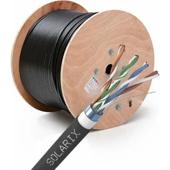 Síťový kabel SOLARIX kábel FTP CAT5E PVC+PE Fca 305m/balenie