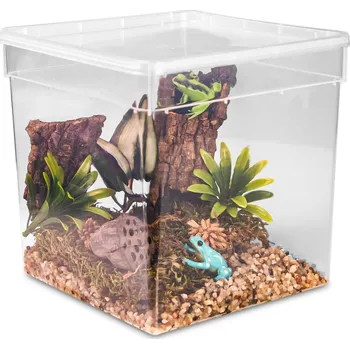 Terárium Terrario ReptiBox 19x19x19 cm průhledný terarijní box