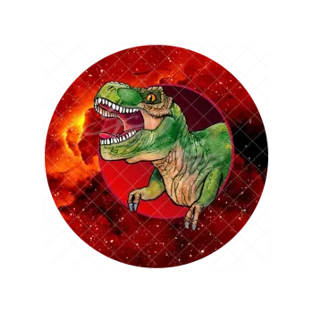 Jedlá dekorace na dort ŽHAVÝ REX, VARIANTA Jedlý papír 1779