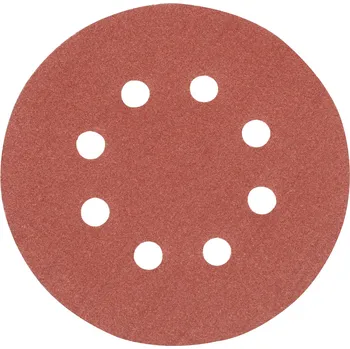 Příslušenství k nářadí Brusný disk SZ 125 mm P120 8 děr - 10 ks Silverline 382903