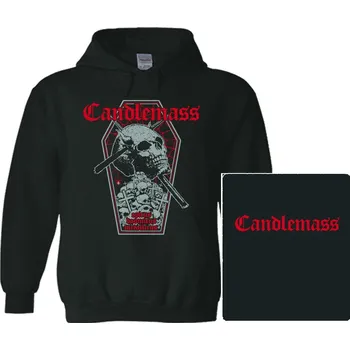 Pánské oblečení mikina s kapucí Candlemass - Epicus Doomicus Metallicus