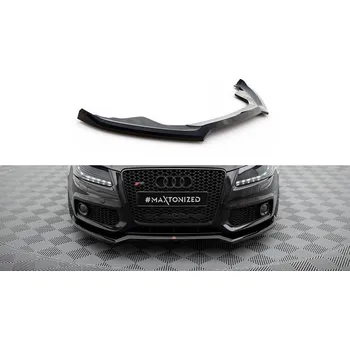 Nárazník Spojler pod nárazník lipa V.3 Audi S5 / A5 S-Line 8T černý lesklý plast