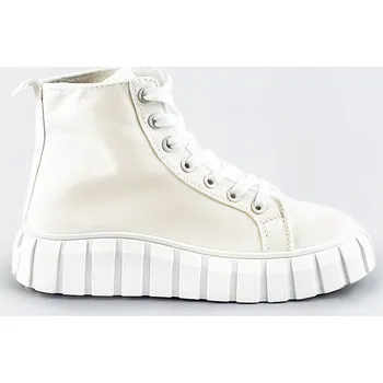 Bílé šněrovací boty VIA GIULIA, odstíny bílé XL (42) i392_20132-D