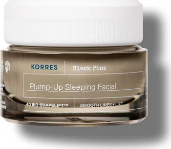 Korres Black Pine Plump-Up Sleeping Facial zpevňující noční krém 40 ml