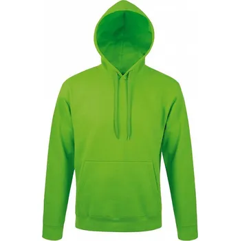 Pánské oblečení Sol's Přiléhavá unisex klokanka Snake s podšívkou z česaného fleecu Barva: Limetková zelená, Velikost: M L330