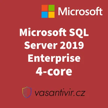 Operační systém Microsoft SQL Server 2019 Enterprise 4-core, nová sql19en4c