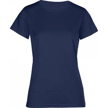 Promodoro Lehké dámské funkční interlok tričko s UV ochranou 125 g/m Barva: modrá námořní, Velikost: 3XL E3521