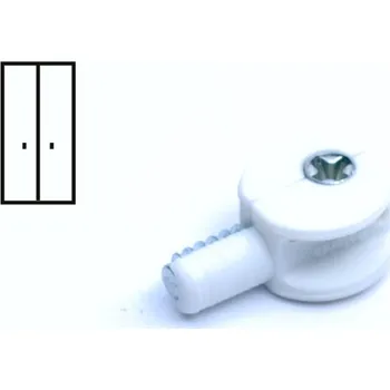 Nábytkové kování ZIPBOLT Excentr plastový pro police a korpus