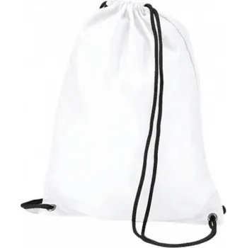 Školní batoh Sportovní batůžek se šňůrkami BagBase 11 l Barva: Bílá, Velikost: 33 x 45 cm BG5