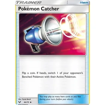 Sběratelská karetní hra Pokémon Catcher 064/073 - Shining Legends Typ karty: Non-Holo
