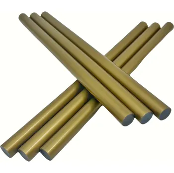 Průmyslové lepidlo BULDOK Tavné lepidlo barevné tyčinky zlatá 11,5x200mm 5kg
