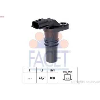 Motor automobilu Generátor impulsů, klikový hřídel FACET 9.0645