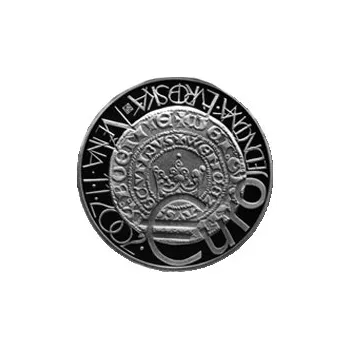 Česká mincovna - Zavedení jednotné evropské měny euro jako oběživa 200 Kč 2001 stříbrná mince Proof 13 g