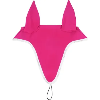 Koňská maska proti hmyzu EQUESTRO Čabraka dlouhá GP Equestro, fuchsia/white PONY