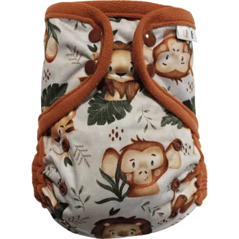 Plena Breberky Svrchní kalhotky (M), bez křidélek - Zvířátka z džungle PAT