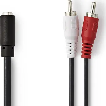 Audio kabel DANAPO Kabel JACK 3,5mm stereo, vidlice - 2x CINCH