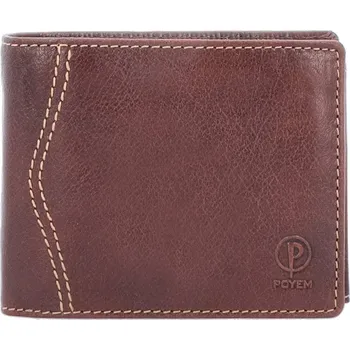 Peněženka Peněženka pánská Poyem hnědá 5232 Poyem H