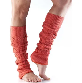 Cyklistické návleky ToeSox Leg Warmers Knee Hight oranžové (Pletené návleky ToeSox Leg Warmers Knee Hight oranžové)