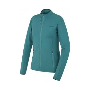 Dámská mikina Husky TARP ZIP L fd.turquoise XS; Zelená mikina + DÁREK DLE VÝBĚRU!