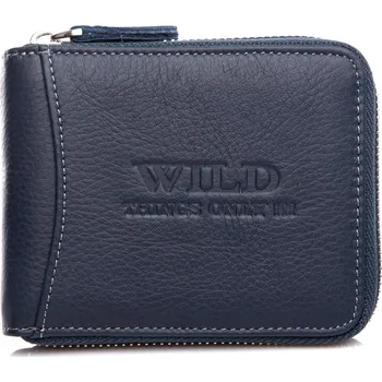 Peněženka WILD Pánská kožená peněženka 5267 modrá