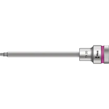 Gola hlavice Zástrčná hlavice dlouhá Wera Zyklop 1/2" Torx - T20 x 60