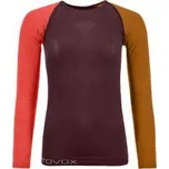 Ortovox 120 COMPETITION LIGHT LONG SLEEVE W winetasting XL; Červená triko + DÁREK DLE VÝBĚRU!