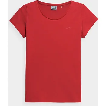 Dámské tričko 4F 4FAW23TTSHF0906 RED Dámské tričko US XXL