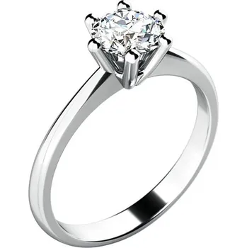 Prsten Zásnubní prsten bílé zlato 585/1000 zirkon ZP-10720-B-ZIR velikost 47