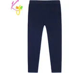 Dívčí zateplené legíny KUGO YL8747, tmavě modré