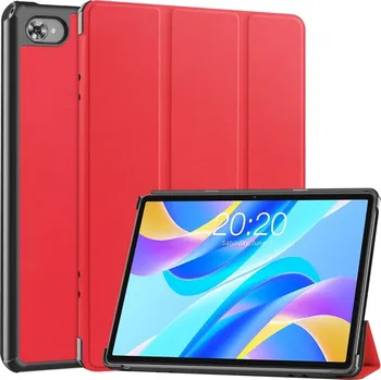 Pouzdro na tablet VSECHNONAMOBIL 64729 LEATHER Zaklápací kryt pre Teclast M40 Plus červený
