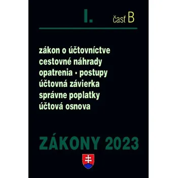 Zákony I-B/2023 – účtovné zákony