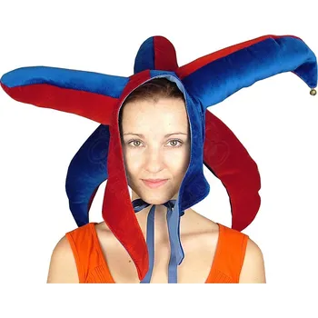 Karnevalový kostým Lencera Šaškovská čepice s rolničkami