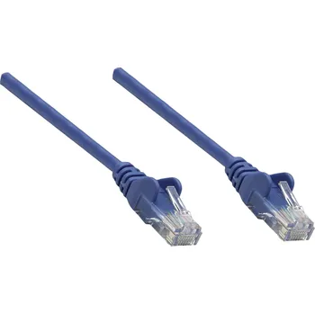 Datový kabel Intellinet 342582 RJ45 síťové kabely, propojovací kabely CAT 6 U/UTP 1.50 m modrá 1 ks