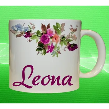 hrnek se jménem LEONA 330 ml narozeniny