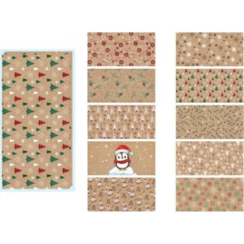 Obálka Obálka vánoční dlouhá kraft