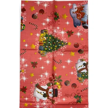 ubrus Tablecloth Vánoční červený ubrus na stůl 120x140 cm Barva: Červená, rozměr: 120x140cm