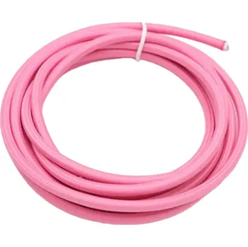 elektrický kabel Retro kabel kulatý, vodič s textilním obalem 2x0.75mm, růžový