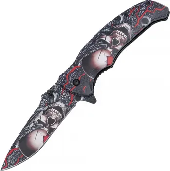 Pracovní nůž Haller Kapesní nůž s lebkami Nightmare IV