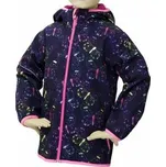 obrázková dětská softshellová bunda s motýly velikost 122