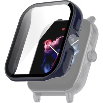 VSECHNONAMOBIL 37130 Plastový obal s ochranným sklem pro Xiaomi Amazfit GTS 3 modrý