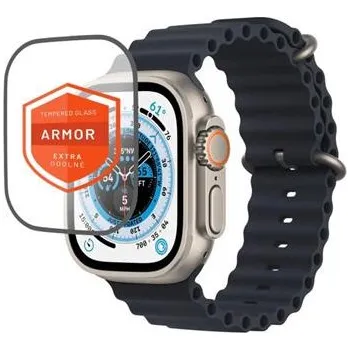 Chytré hodinky Tvrzené sklo FIXED Armor s aplikátorem pro Apple Watch Ultra 49mm/Ultra 2 49mm, prémiové, černé
