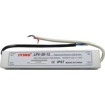 Napájecí zdroj pro osvětlení ELEKTRONICKÝ TRANSFORMÁTOR 12V/20W PRO LED