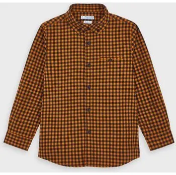 Chlapecká košile bavlněná dětská kostkovaná košile Mayoral 4144 velikost 92
