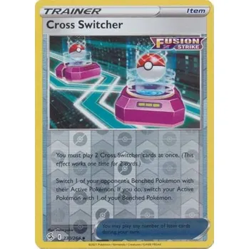 Společenská hra Pokémon karta Cross Switcher 230/264 Reverse Holo - Fusion Strike
